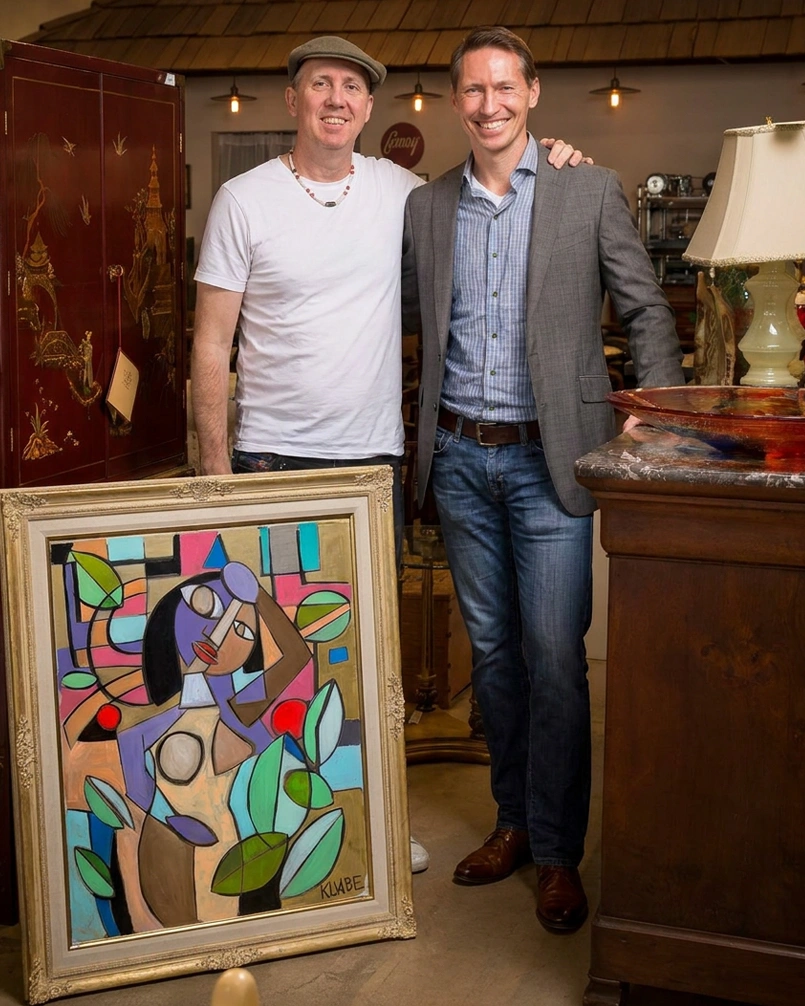 Karl Lubbering with Rob Vogt of Vogt Auction